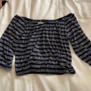 Hollister Cropped Off the Shoulder Shirt